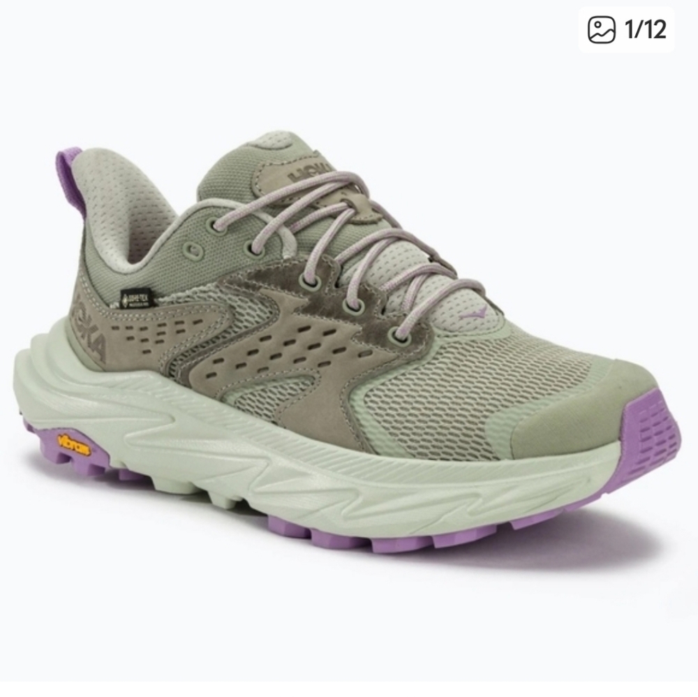 HOKA Anacapa 2 Low GTX Women's Walking Shoe - Barley/Celadon